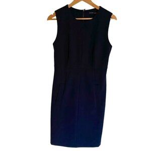 Magaschoni Navy Sleeveless Dress 8